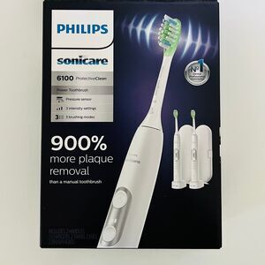 PHILIPS Sonicare 6100 ProtectiveClean Power Toothbrush (1 Handle Missing)